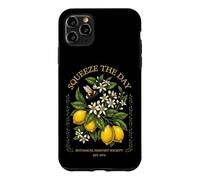 Custodia per iPhone 11 Pro Max Squeeze The Day Vintage Lemon Bee Botanico Summer Fruit