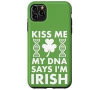 Custodia per iPhone 11 Pro Max St Patricks Kiss Me My DNA dice che sono irlandese