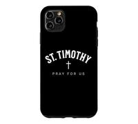 Custodia per iPhone 11 Pro Max St. Timothy Catholic Patron Christian Saint