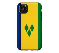 Custodia per iPhone 11 Pro Max St. Vincent and the Grenadines Flag Colors Vincentian