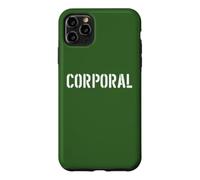 Custodia per iPhone 11 Pro Max Stampa frontale ufficiale delle forze armate grado caporale