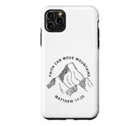 Custodia per iPhone 11 Pro Max Stampa fronte e retro Christian Faith Can Move Mountains