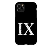 Custodia per iPhone 11 Pro Max Stampa numero romano 9 IX ~ Nove