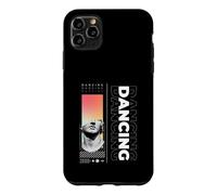 Custodia per iPhone 11 Pro Max Statua greca danzante Mito Scultura Storia dell'arte antica