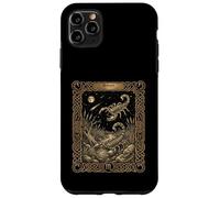 Custodia per iPhone 11 Pro Max Stile carta dei tarocchi astrologia dello zodiaco dello Scorpione