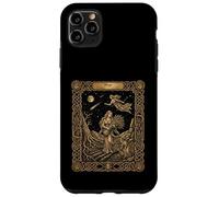 Custodia per iPhone 11 Pro Max Stile carta dei tarocchi dell'oroscopo dello zodiaco della Vergine