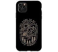 Custodia per iPhone 11 Pro Max Sto arrivando al cottage WYCTMCTS Unique Summer Line Art