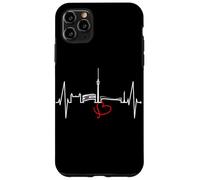 Custodia per iPhone 11 Pro Max Stoccarda Skyline Battito del Cuore Germania Amo Stuttgart