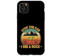 Custodia per iPhone 11 Pro Max Stop The Car I See A Rock Collector Geologia Divertente Geologo