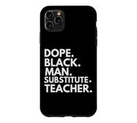Custodia per iPhone 11 Pro Max Stupendo Uomo Nero Sostituto African American Pride