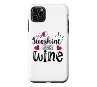 Custodia per iPhone 11 Pro Max Sunshine & Wine Book Club Merch,Read Between the Wines Women