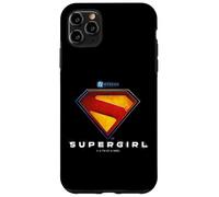 Custodia per iPhone 11 Pro Max Supergirl 2026 Full Color Shield Name Under Shield