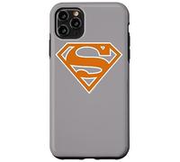 Custodia per iPhone 11 Pro Max Superman Burnt Orange & White Shield