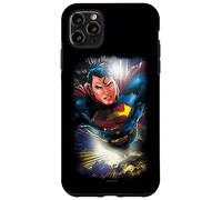 Custodia per iPhone 11 Pro Max Superman In the Sky Character