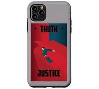Custodia per iPhone 11 Pro Max Superman Truth and Justice