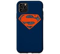 Custodia per iPhone 11 Pro Max Superman Vintage Red Shield Collage