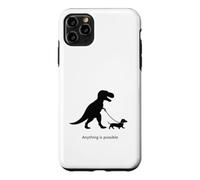 Custodia per iPhone 11 Pro Max T-Rex e Bassotto - Tutto è possibile - Credere