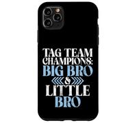 Custodia per iPhone 11 Pro Max Tag Team Champions Big Bro & Little Bro Brother