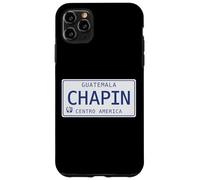 Custodia per iPhone 11 Pro Max Targa Guatemala Chapin Quetzal Maya Bandera Flag 502