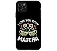 Custodia per iPhone 11 Pro Max Tè Matcha Che Dice Tè Verde I Like You Very Matcha