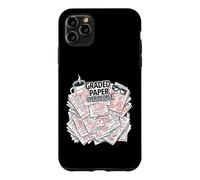 Custodia per iPhone 11 Pro Max Teacher Introvert Graded Paper Over People