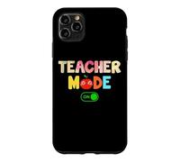 Custodia per iPhone 11 Pro Max Teacher Mode On Teaching Funny School Teachers