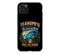 Custodia per iPhone 11 Pro Max Teahupo'o Tahiti Nui Polynesia Cavalca la leggenda Surf Addicted