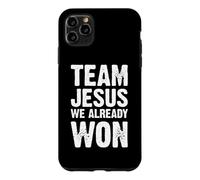 Custodia per iPhone 11 Pro Max Team Jesus abbiamo già vinto
