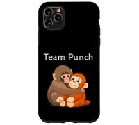 Custodia per iPhone 11 Pro Max Team Punch The Monkey Triste Macaque Cute Baby