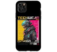 Custodia per iPhone 11 Pro Max Techwear Futurismo Design Città del Caos