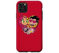 Custodia per iPhone 11 Pro Max Teen Titans Go! Starfire and Robin