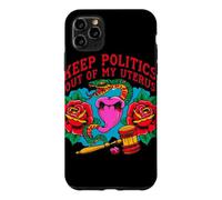 Custodia per iPhone 11 Pro Max Tenere la politica fuori dalle rose serpente utero
