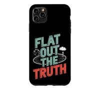 Custodia per iPhone 11 Pro Max Teoria della cospirazione della terra piatta - Appiattire la verità