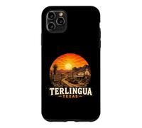 Custodia per iPhone 11 Pro Max Terlingua Ghost Town Vintage Deserto Scena