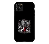 Custodia per iPhone 11 Pro Max Teschio norvegese dei corvi vichinghi della regina sotterranea
