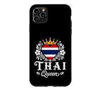 Custodia per iPhone 11 Pro Max Thai Queen Thailand Flag Proud Thai Woman