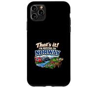 Custodia per iPhone 11 Pro Max That's It I'm Moving to Norway Divertente Norvegia Viaggi Umorismo
