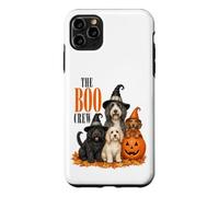 Custodia per iPhone 11 Pro Max The Boo Crew Halloween Dogs Pumpkin Witch Hat