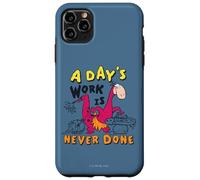 Custodia per iPhone 11 Pro Max The Flintstones Dino A Day's Work Is Never Done