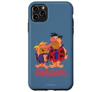 Custodia per iPhone 11 Pro Max The Flintstones Fred and Barney Stylized Art