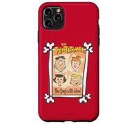 Custodia per iPhone 11 Pro Max The Flintstones Fred Wilma The Gang's All Here