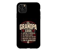 Custodia per iPhone 11 Pro Max The Grandpa Code Family Rules I nipoti Scherzo umoristico