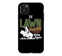 Custodia per iPhone 11 Pro Max The Lawn Ranger Rides Again - Mower Mowing - Lawn Caretaker