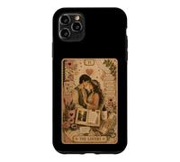 Custodia per iPhone 11 Pro Max The Lovers Tarot Card Scrapbook Design
