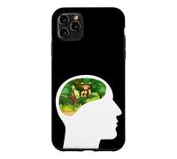 Custodia per iPhone 11 Pro Max The Monkey Runs the Show giocoso, si appoggia all'umorismo