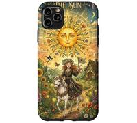 Custodia per iPhone 11 Pro Max The Sun Tarot Card Celestial Maiden Horse