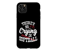 Custodia per iPhone 11 Pro Max Theres No Crying in camicia da softball