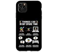 Custodia per iPhone 11 Pro Max THINGS I DO IN MY SPARE TIME Building Blocks Master Builder