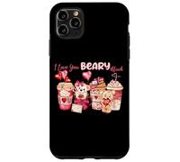 Custodia per iPhone 11 Pro Max Ti amo Beary Much Cute Bear Romance