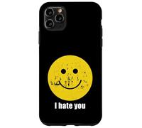 Custodia per iPhone 11 Pro Max Ti odio - faccia sorridente